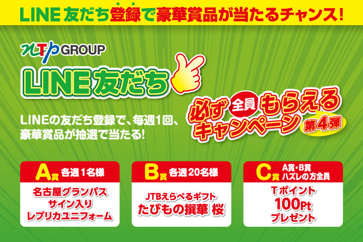 LINE友だち必ず全員もらえるキャンペーン