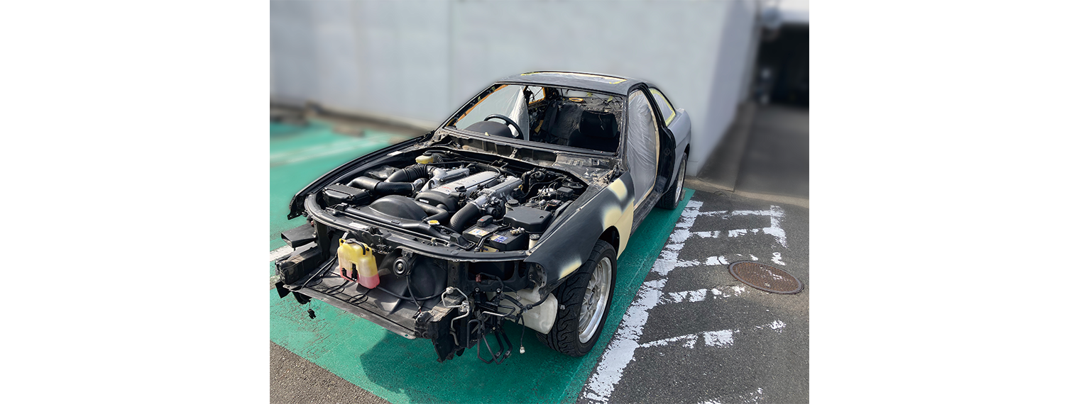 JZZ30 ソアラ GT-T　作業風景