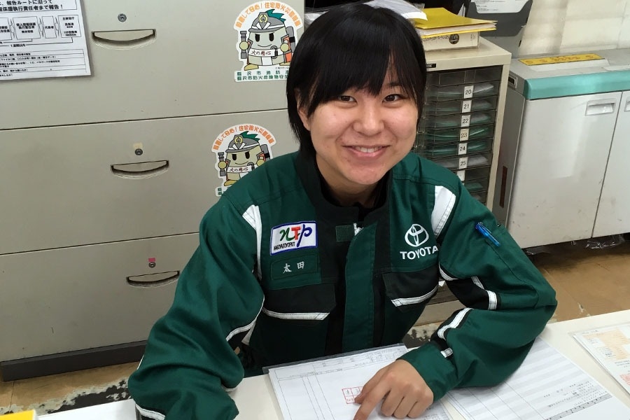 NTP名古屋トヨペット 採用情報 社員紹介 稲沢店エンジニア