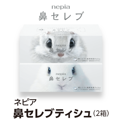 ネピア 鼻セレブティッシュ(2箱)
