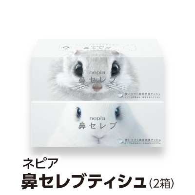 ネピア 鼻セレブティッシュ（2箱）